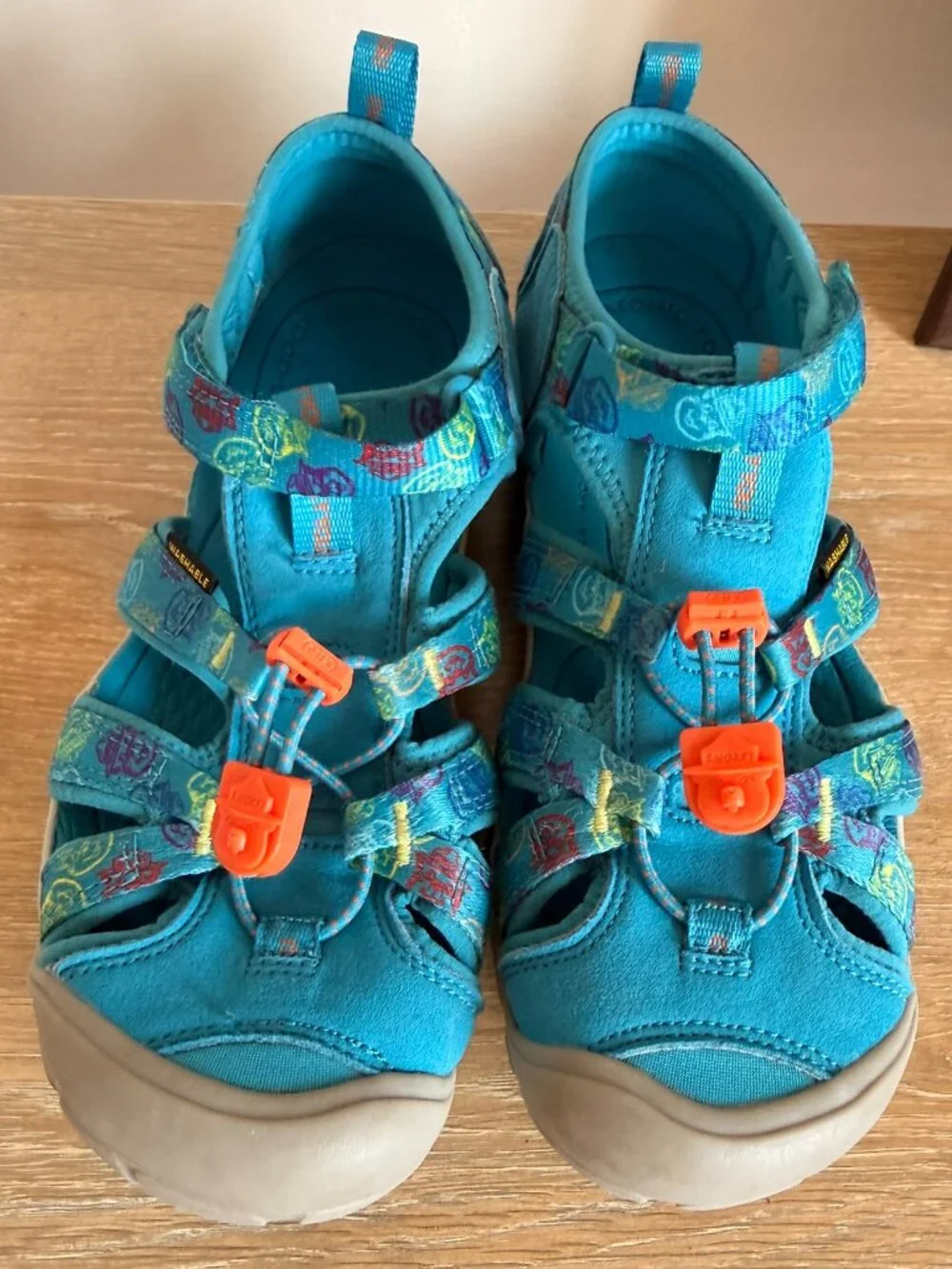 Big Boy Keen Seacamp II in Smokey Bear Fjord Blue Sandal Water Shoes 5